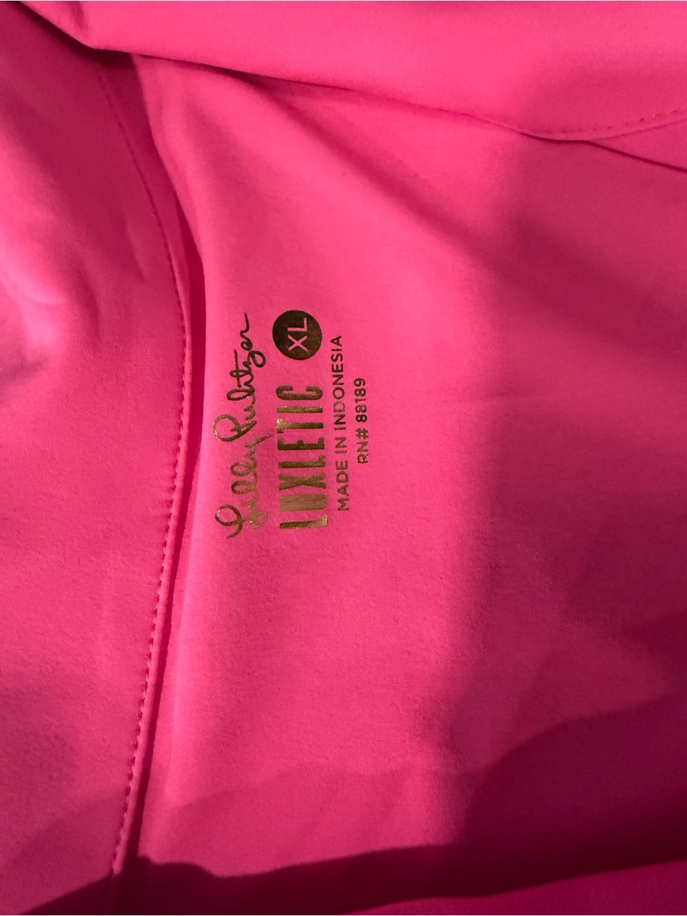 Lilly Pulitzer Hot Pink Zip-Up Jacket - Picture 2 of 2
